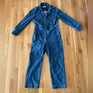 Madewell denim jumpsuit